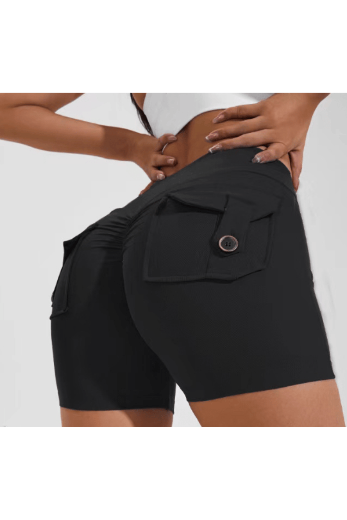 BLESSED BUTTON SHORTS JOSHUA 1:9